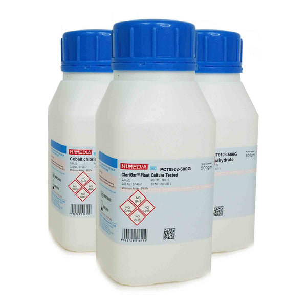 Murashige & Skoog Modified Medium with CaCl2, FeNaEDTA, Vitamins, Sucrose & CleriGel™ (Gelrite®)