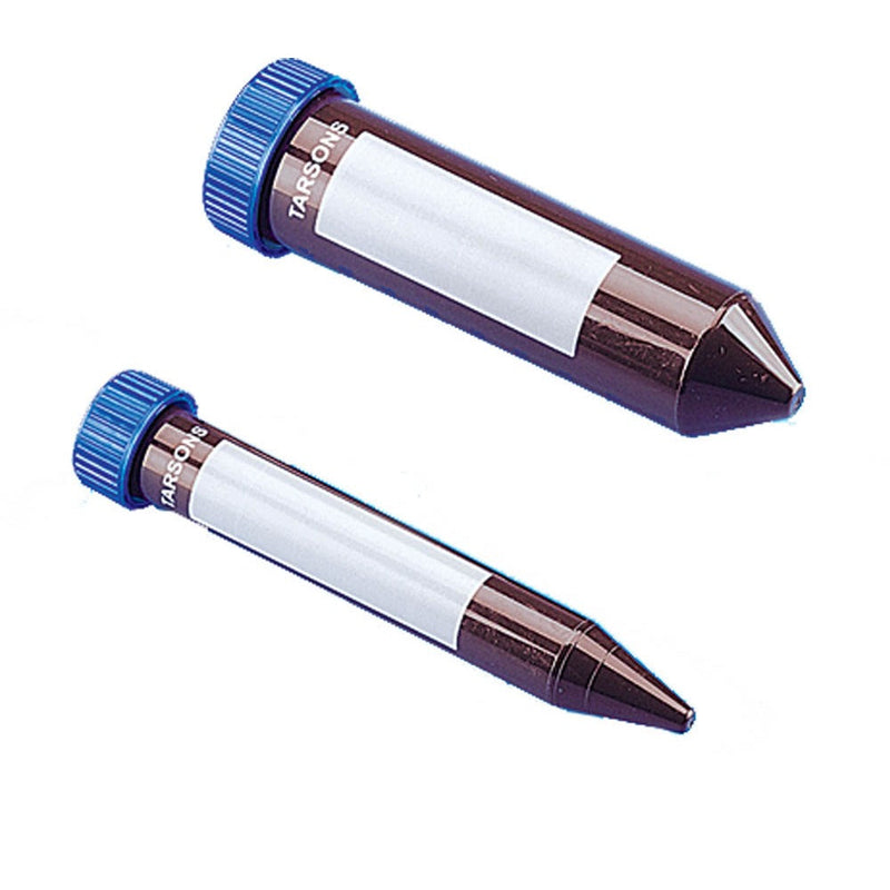 15mL SPINWIN™ Amber Centrifuge Tube Conical Bottom (Non-sterile Racked)