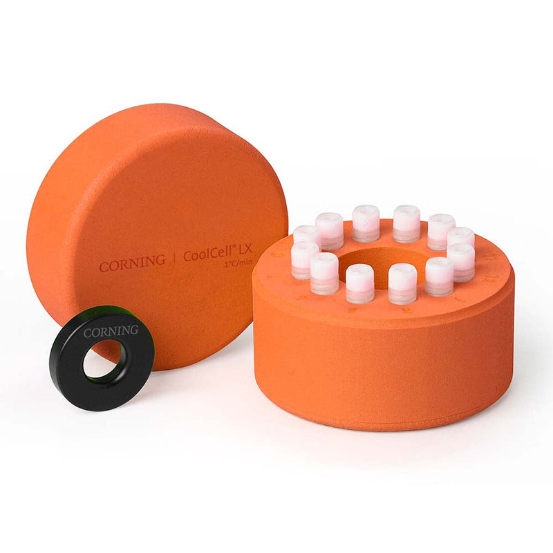CoolCell LX, for 12 x 1 mL or 2 mL Cryogenic Vials, Orange Color