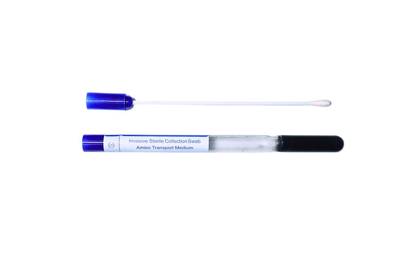 Swab with Amies Gel and Charcoal Medium