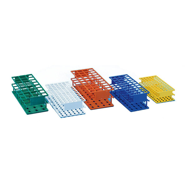 16mm POLYWIRE Half Test Tube Rack - PP (Yellow)