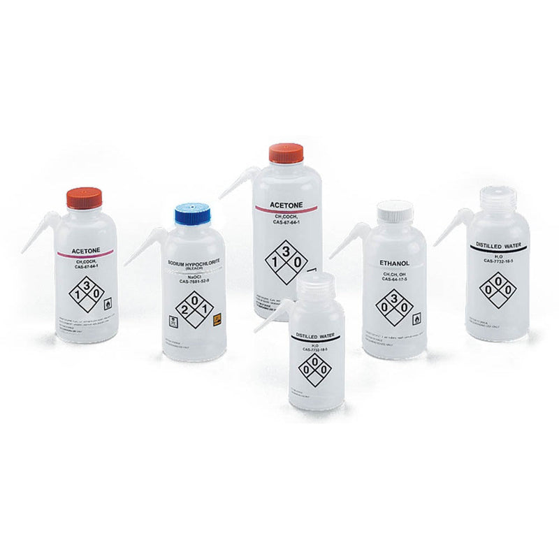 250mL Vented Wash Bottle - Side Delivery Tube (Acetone)