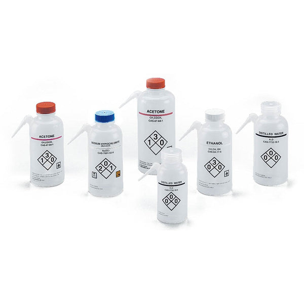 250mL Vented Wash Bottle - Side Delivery Tube (Methanol)