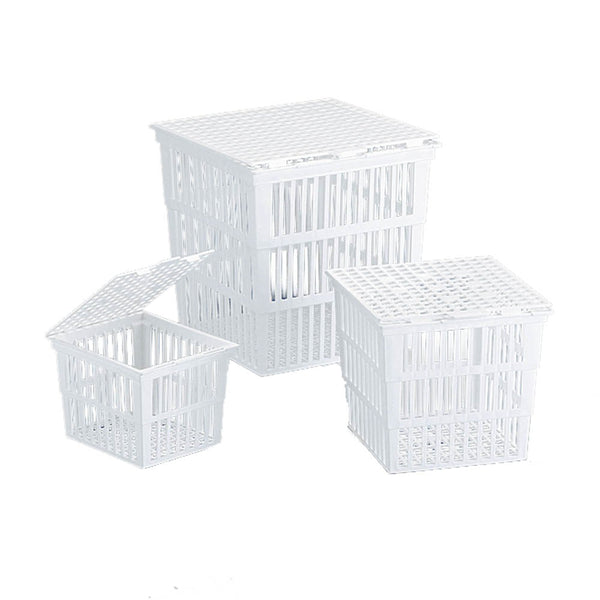Autoclavable Test Tube Basket with lid (180mm x 170mm x 160mm)